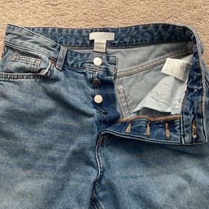H&M button fly jeans